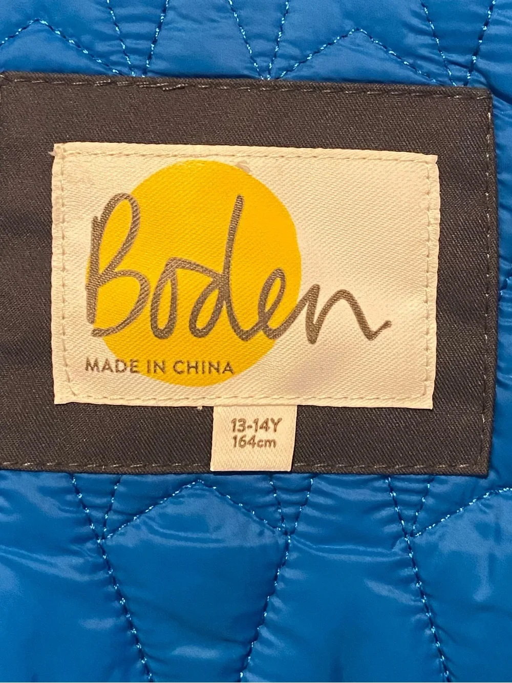BODEN FAUX FUR TRIM BOYS SZ 12 -13 THICK WINTER JACKET COAT